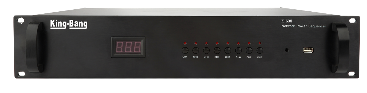 網絡八路電源時序器K-638
